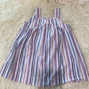 Baby GAP Red white and blue Striped Dress